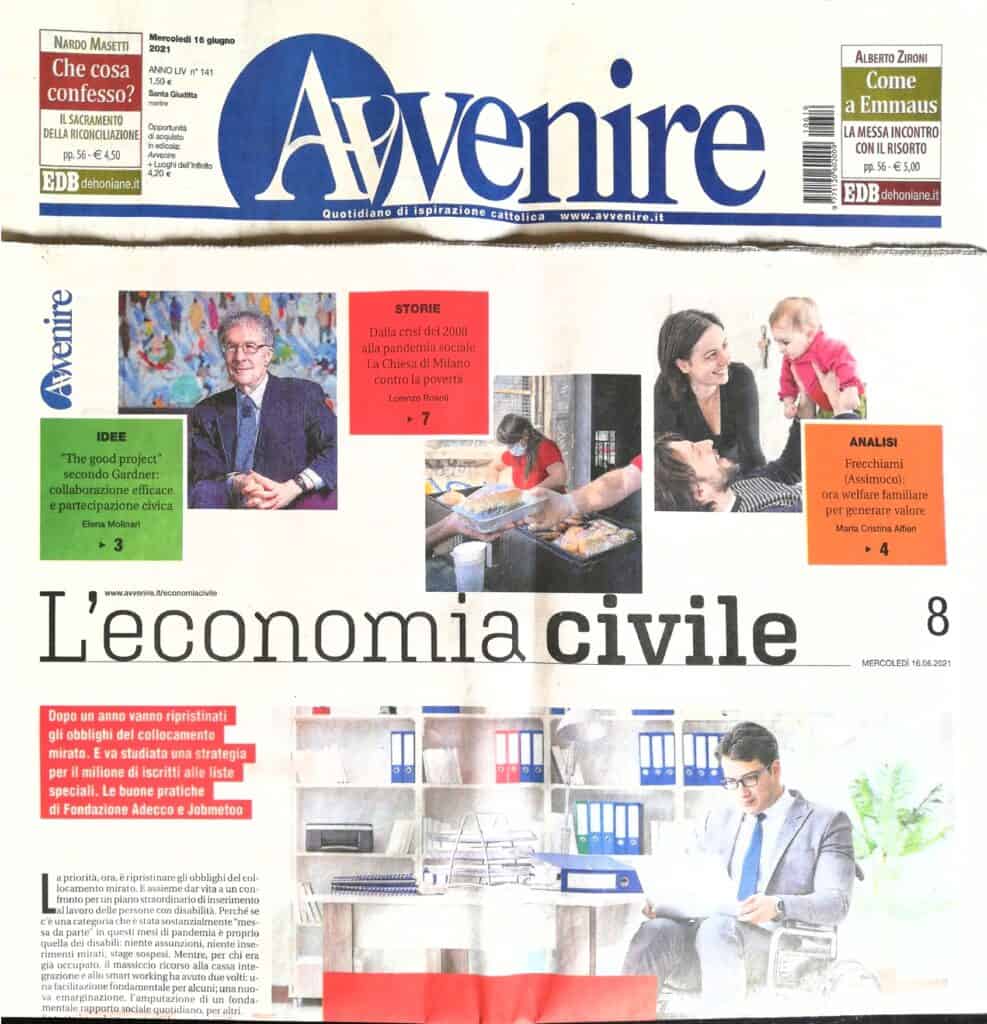 Professional Organizer e Organizzare Italia su l'Avvenire