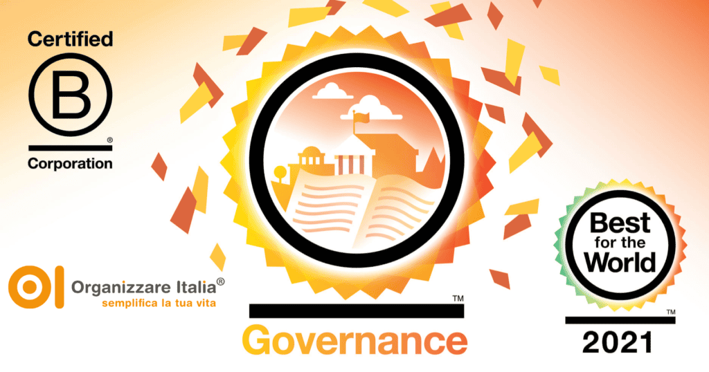 Organizzare Italia è una delle B Corp Best for the world del 2021!