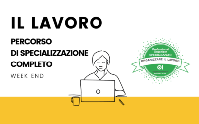 settembre ’24 – dicembre ’24 – weekend – Organizzare il lavoro – Specializzazione Completa