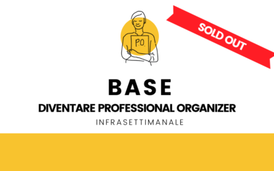 15 e 17 gennaio 2024 – Corso Base per diventare Professional Organizer