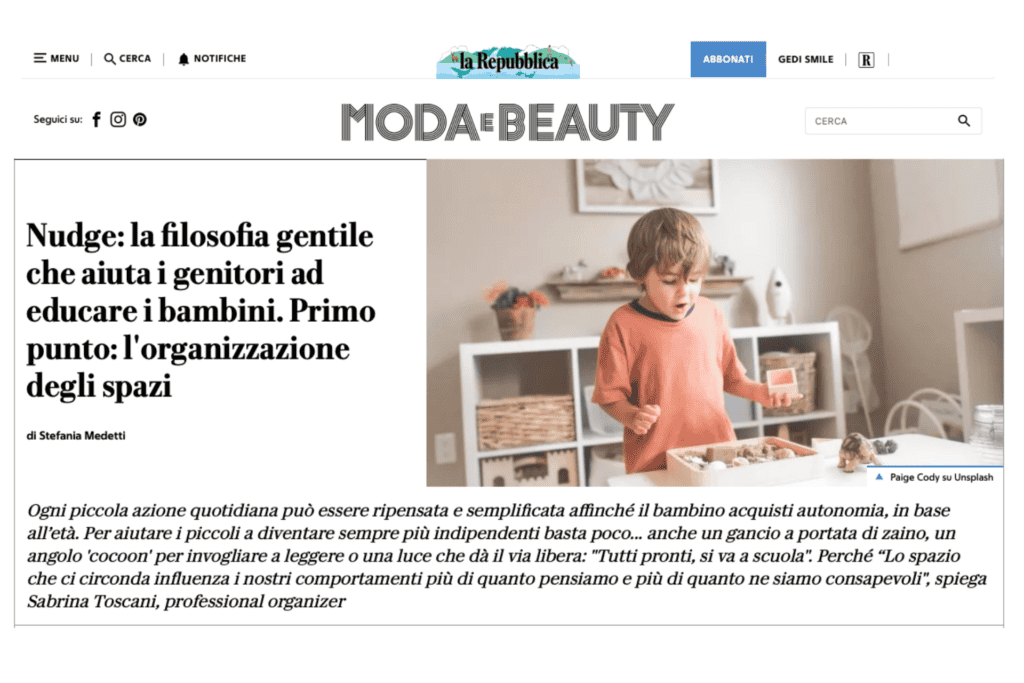 Sabrina Toscani su la Repubblica